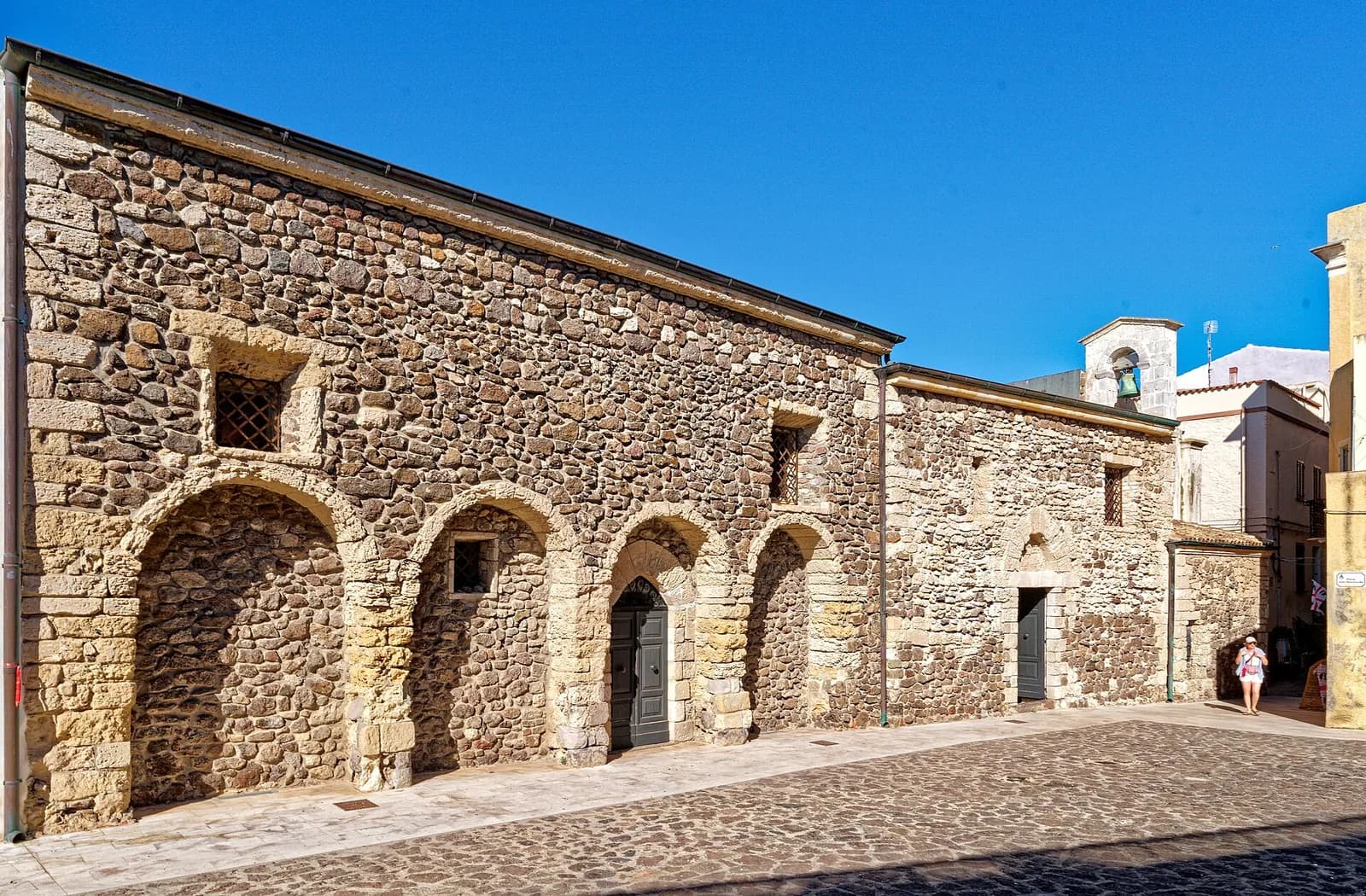 L'église Santa Maria delle Grazie dans la vieille ville de Castelsardo