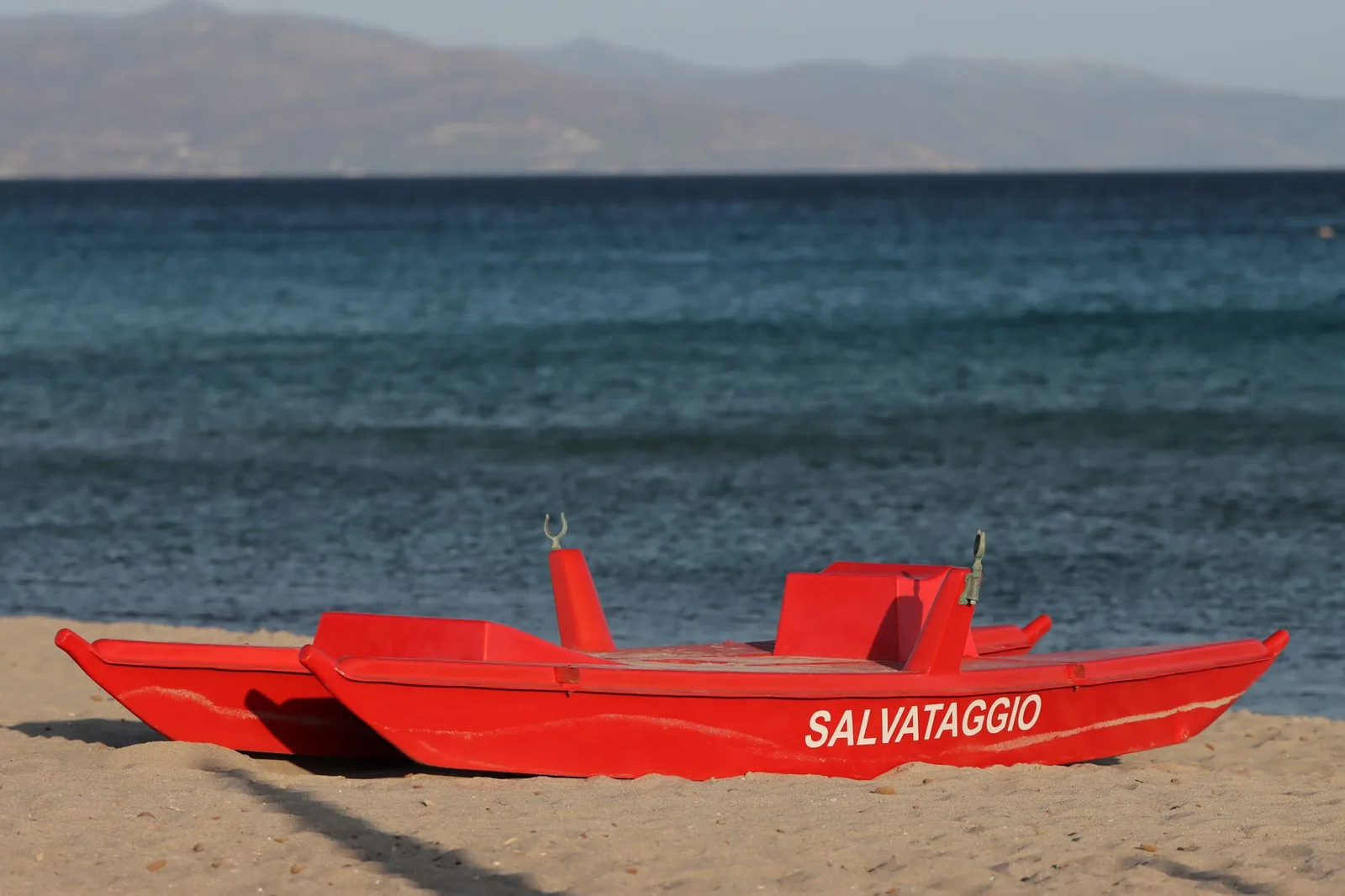 Plage sarde équipée