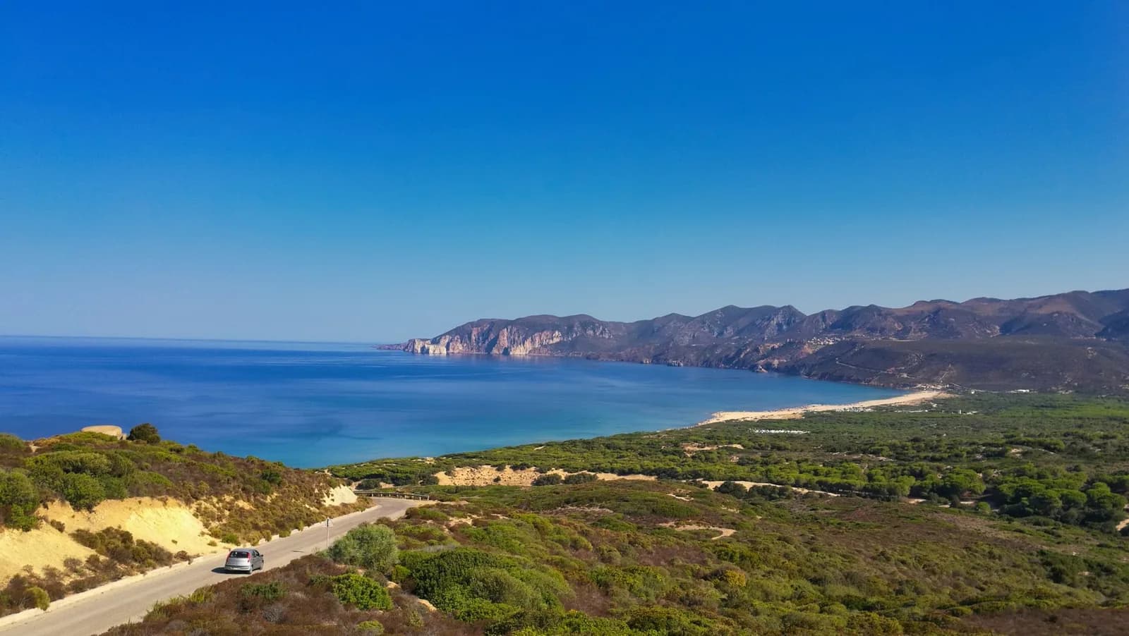 Panorama de la côte sarde