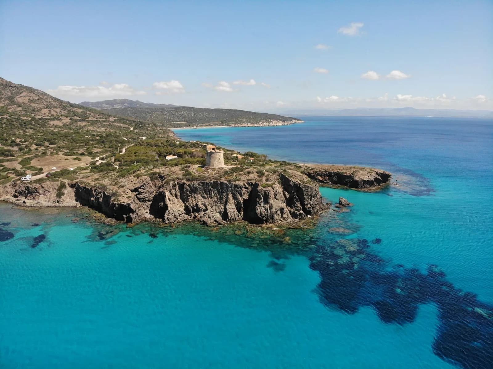 Tour espagnole du littoral sarde